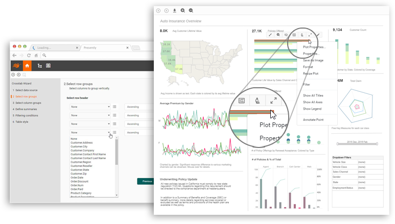 Operational BI self-service